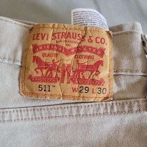 Levi's Slim Men Jeans in Tan